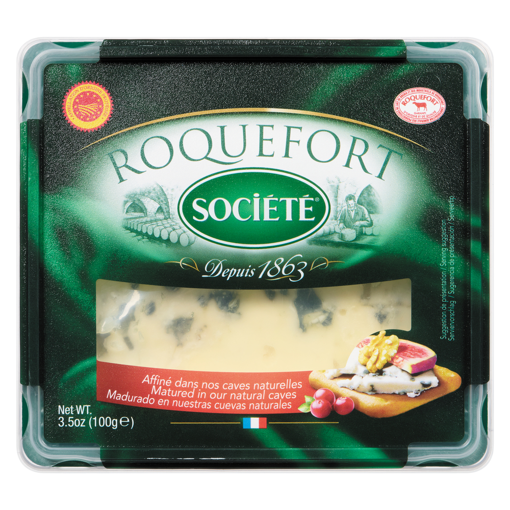 Slices Societe Roquefort Cheese