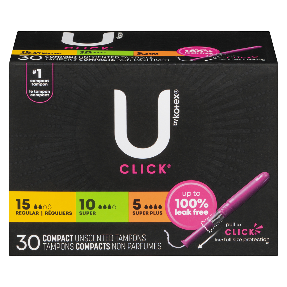 click compact Tampons