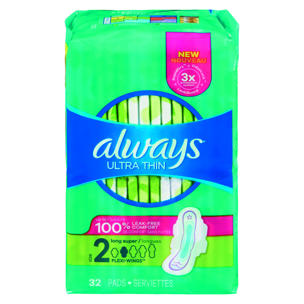 Ultra Thin Long With Wings Maxi Pads