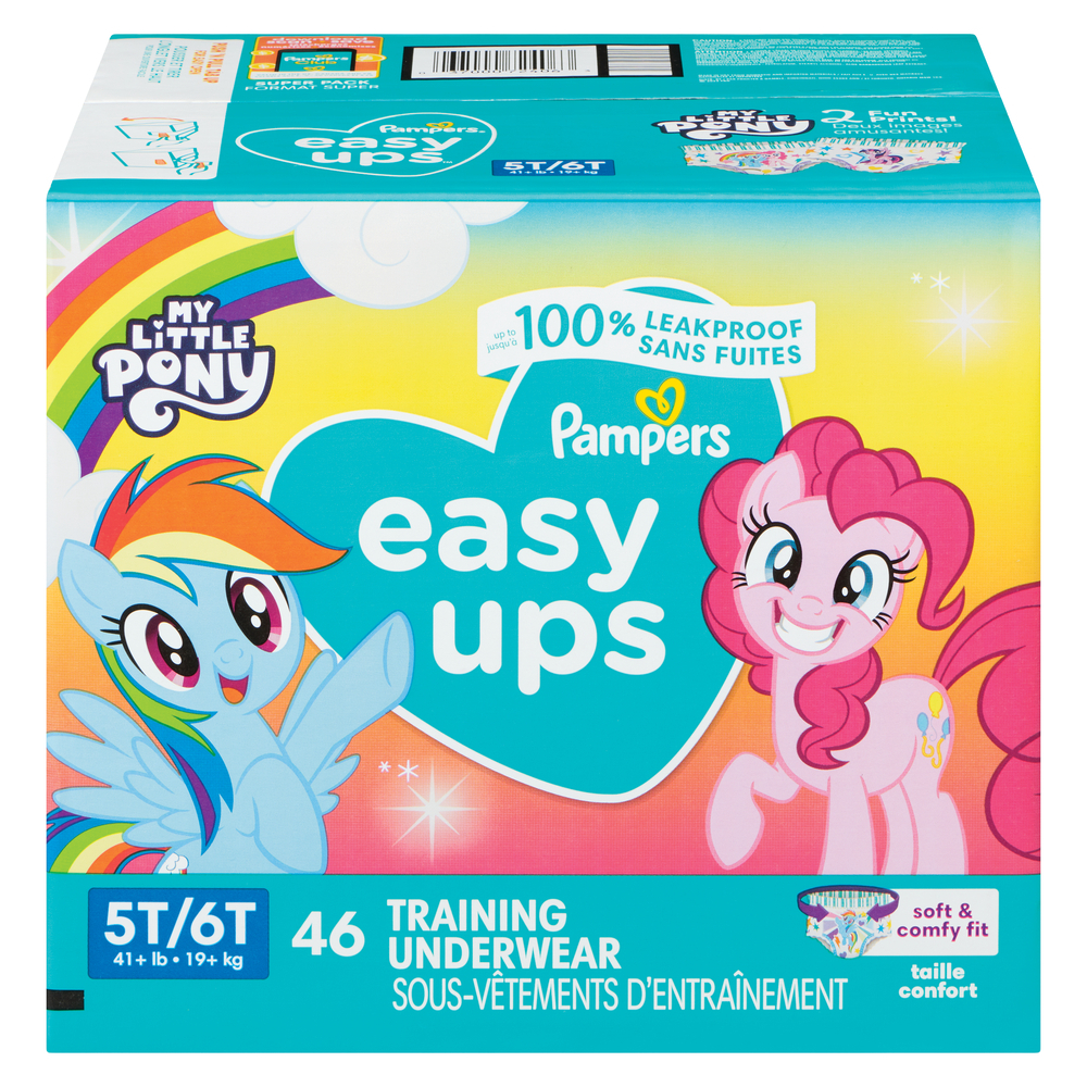 Easy Ups 5T6T Super Baby Diapers