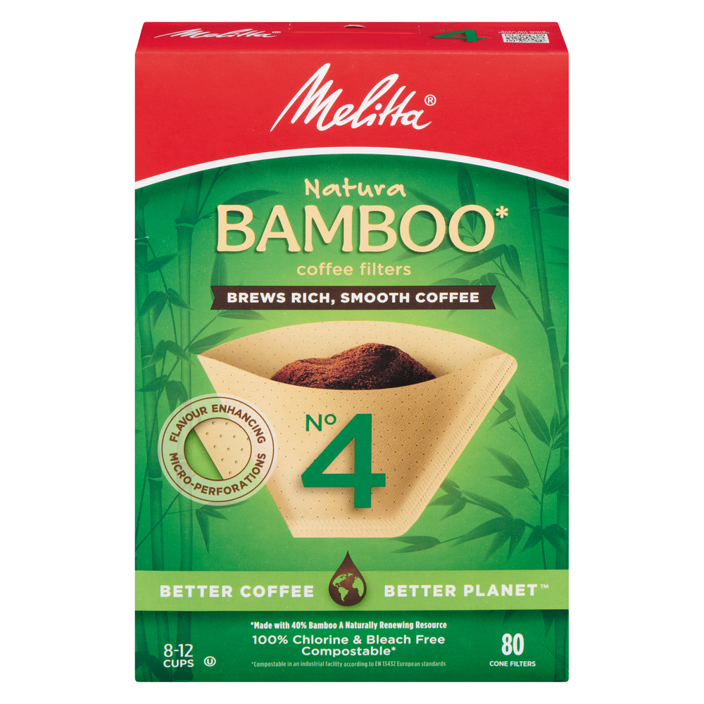 No 4 Bamboo Coffee Filters