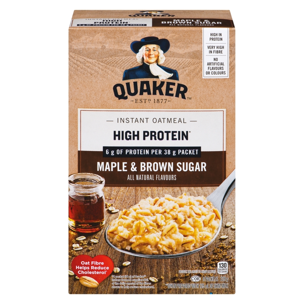 Protein Maple & Brown Sugar Instant Oatmeal