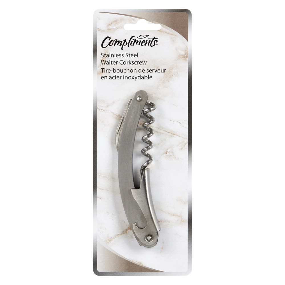 Stainless Steel Waiter Corkscrew