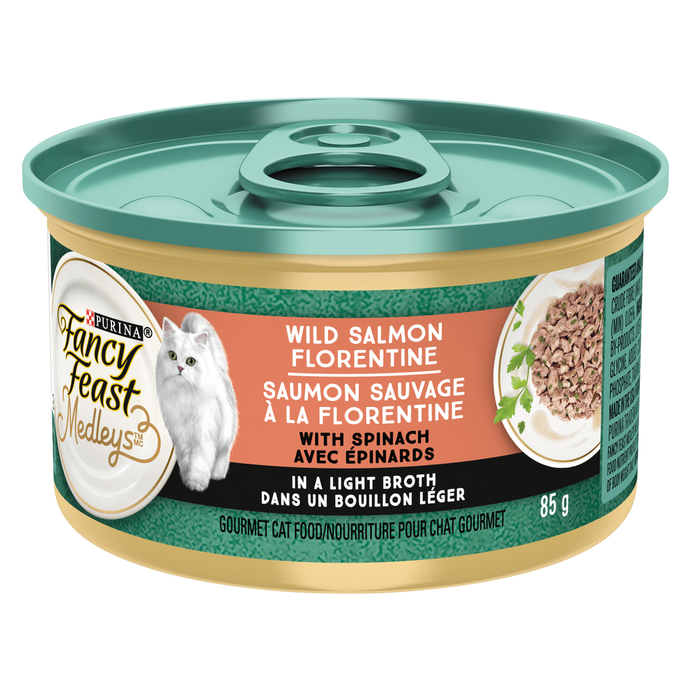 Elegant Medley Wild Salmon Florentine Cat Food