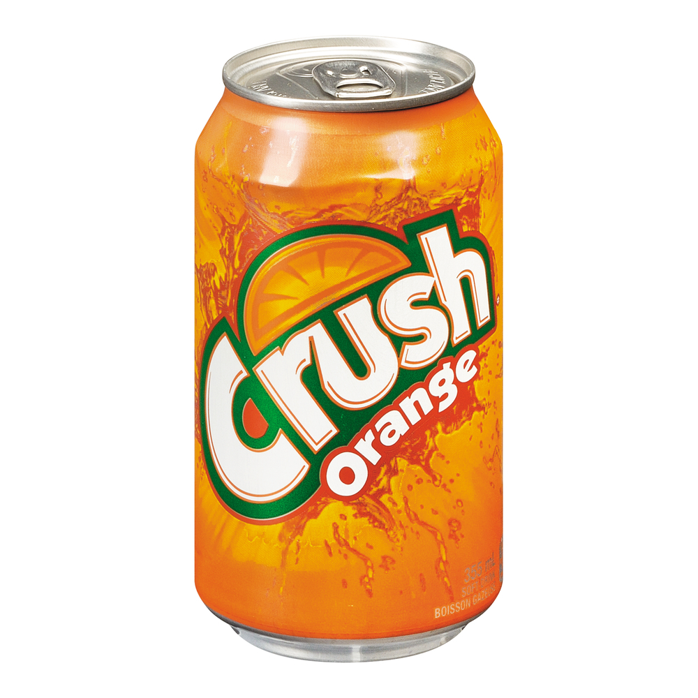 Orange Cans Soft Drink