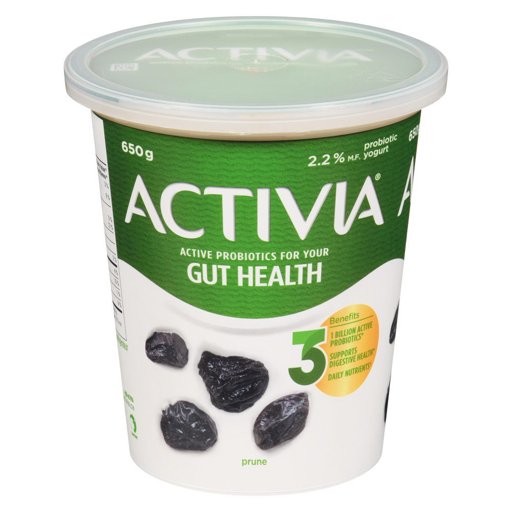 Prune Activia Stirred Yogurt