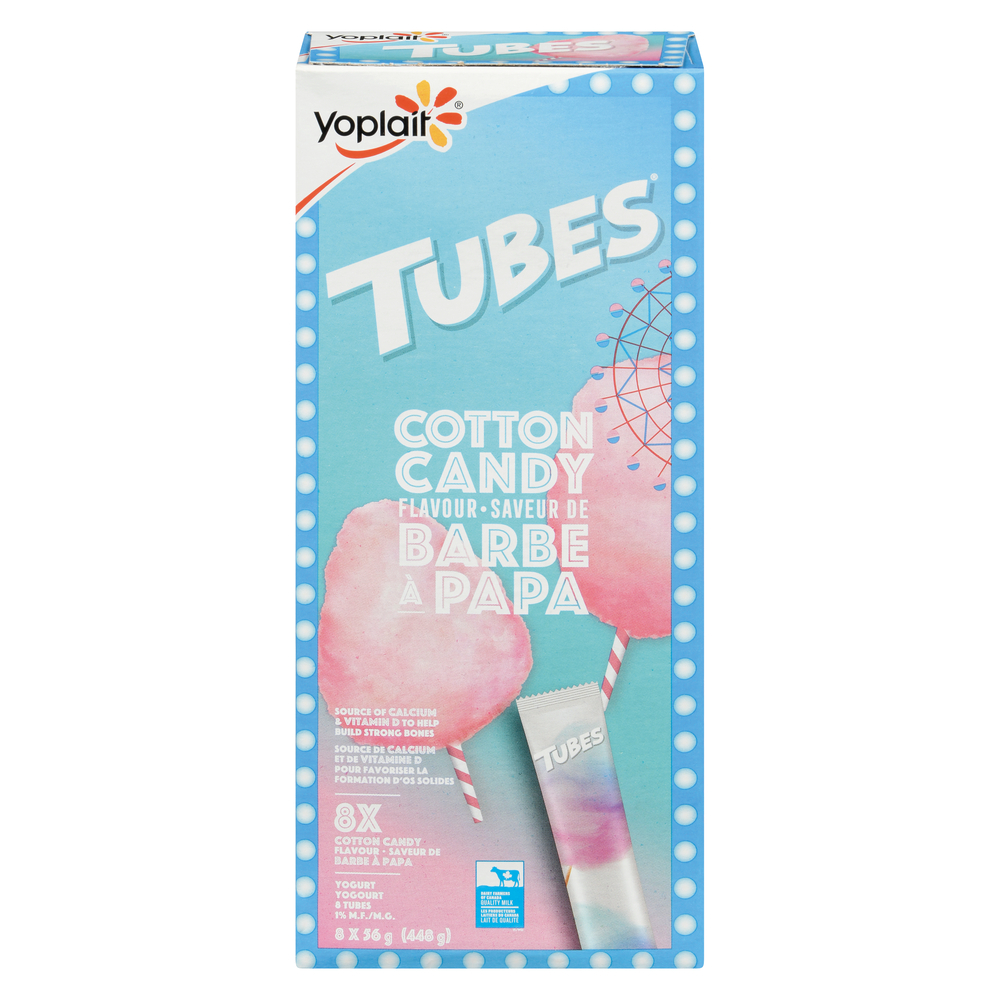 tubes cotton candy Yogurt