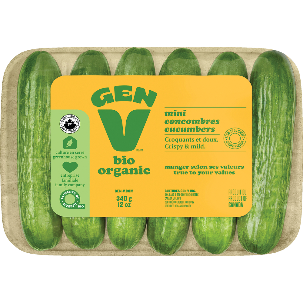 Mini Organic Cucumbers