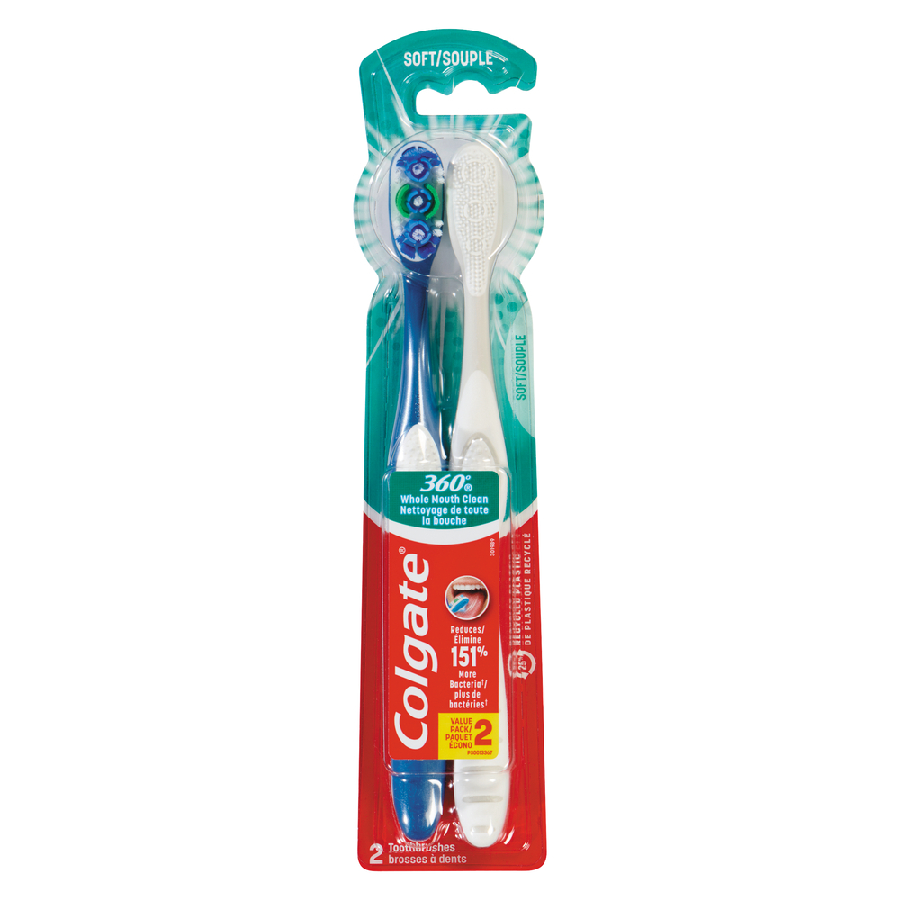 360 Soft Extra Clean Toothbrushes