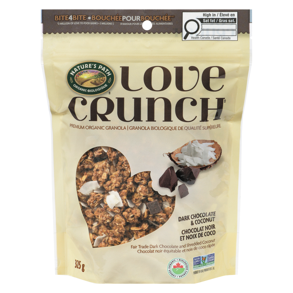 Love Crunch Dark Chocolate Macaroon Granola