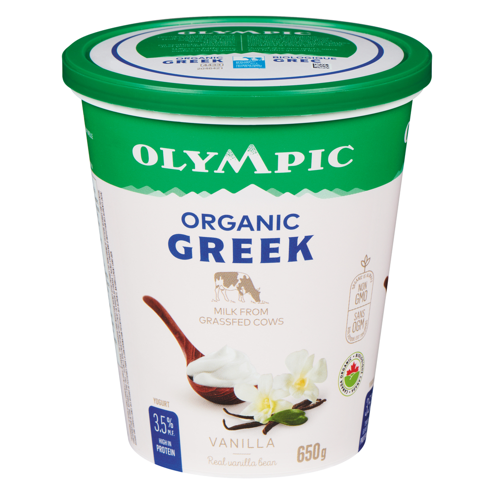 Organic 3.5 Vanilla Greek Yogurt