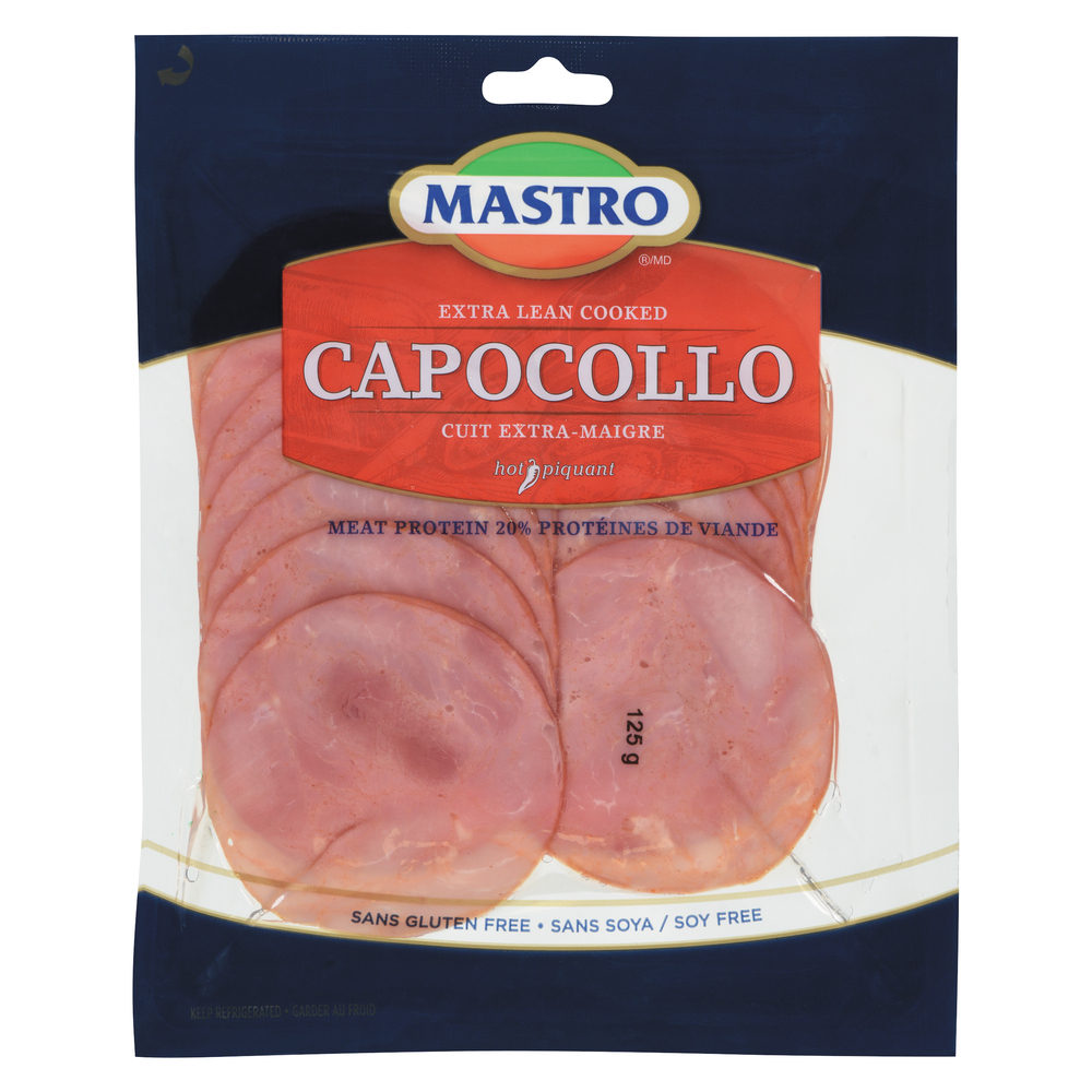 Extra Lean Cooked Hot Capocollo