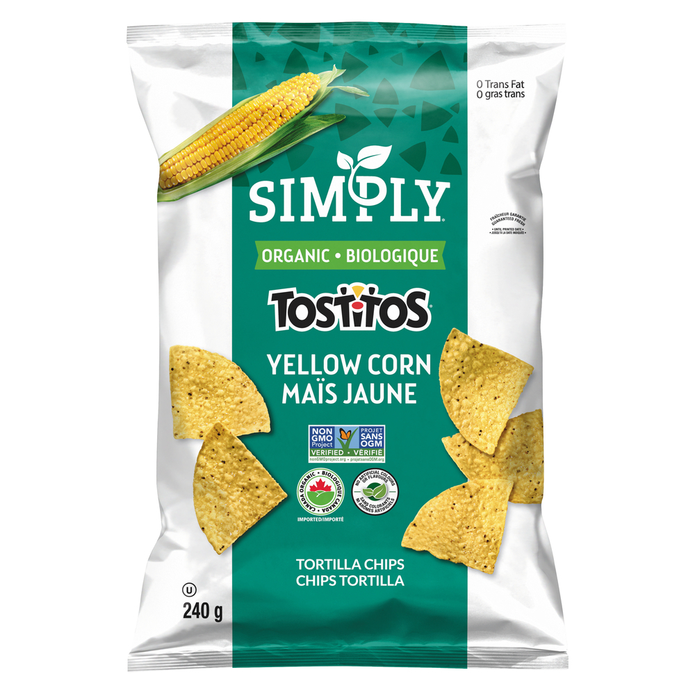 Simply Tostitos Organic Yellow Corn Tortilla Chips