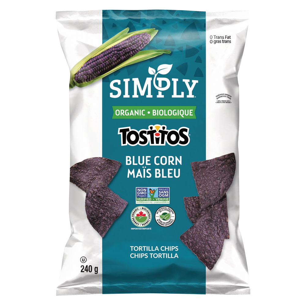 Simply Tostitos Organic Blue Corn Tortilla Chips
