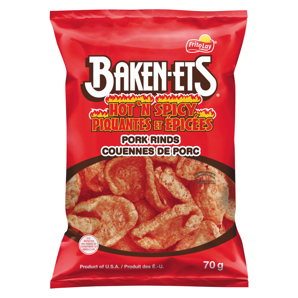 hot & spicy Pork Rinds