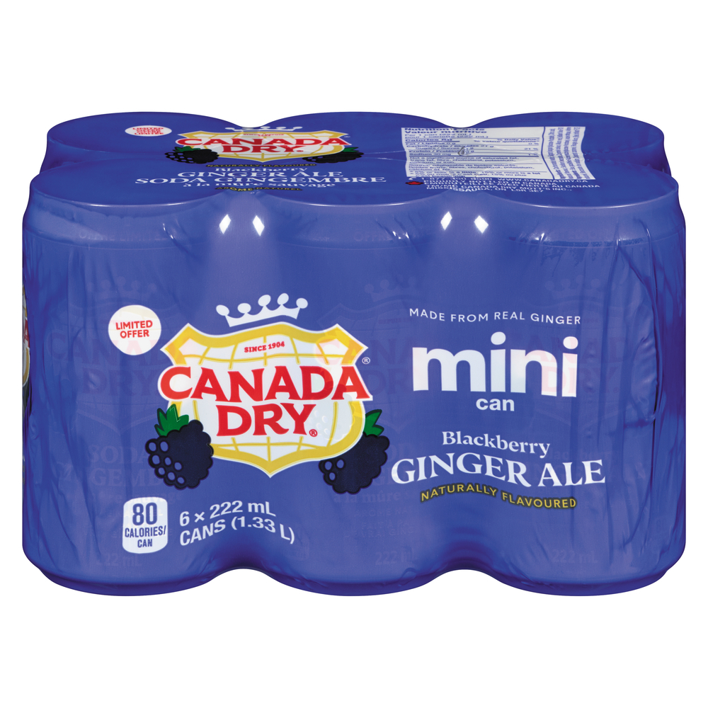 Ginger Ale Blackberry Soft Drink