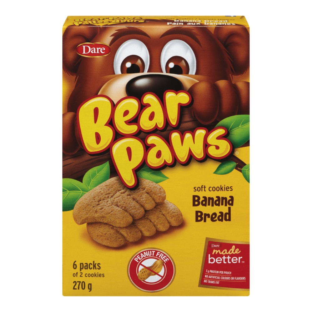 Bear Paws Banana Bread Cookie