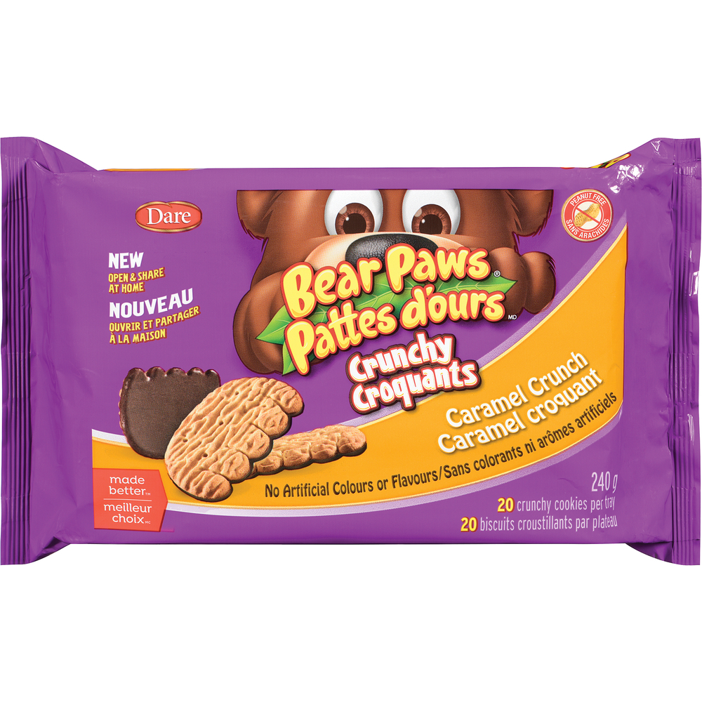 Crunchy Caramel Crunch Bear Paws 2209