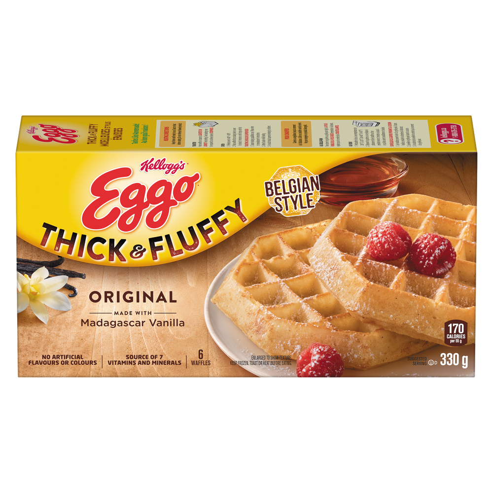 Eggo Thick & Fluffy Original Belgian Style Waffles