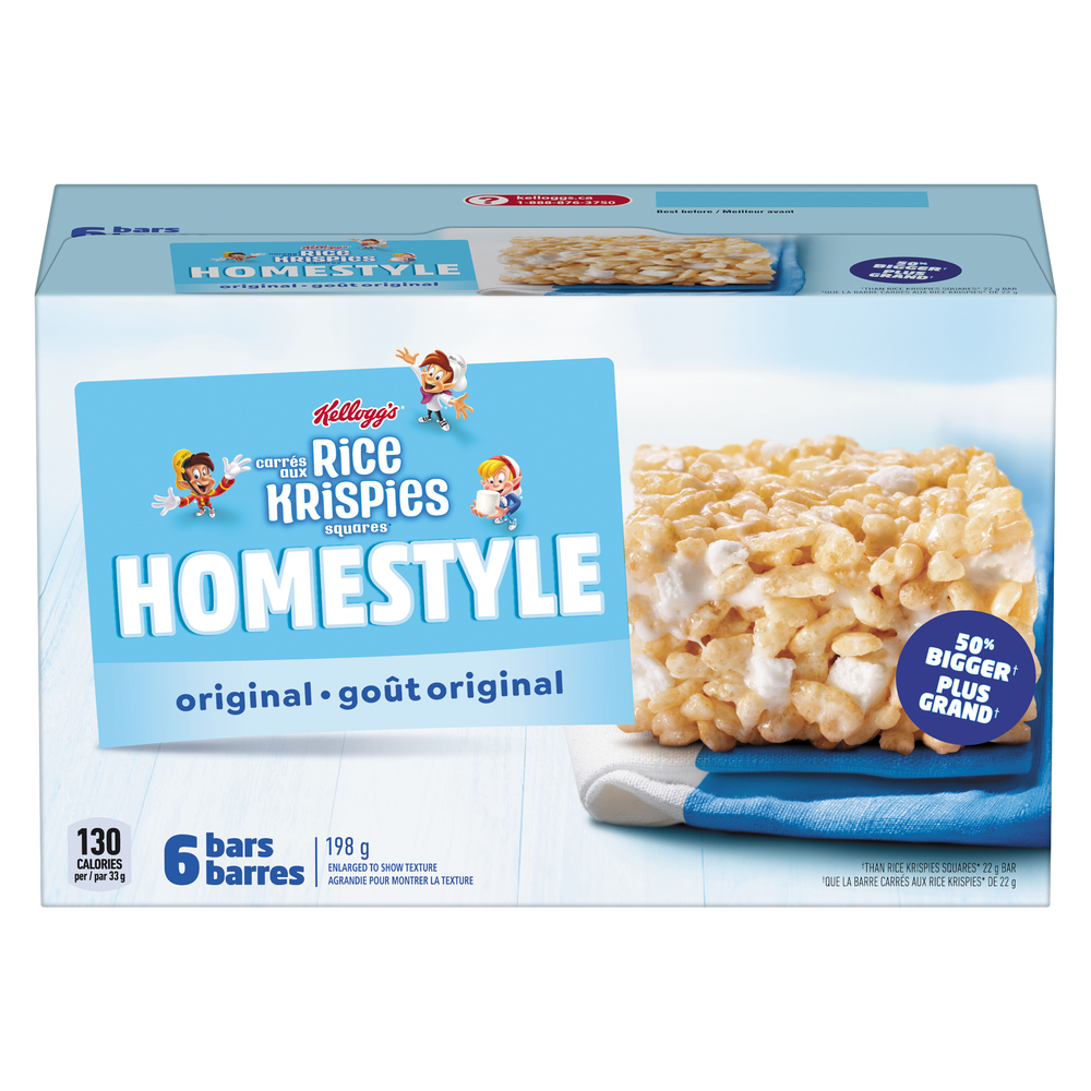 Rice Krispies Treats Homestyle Original 6 Count Cereal Bar