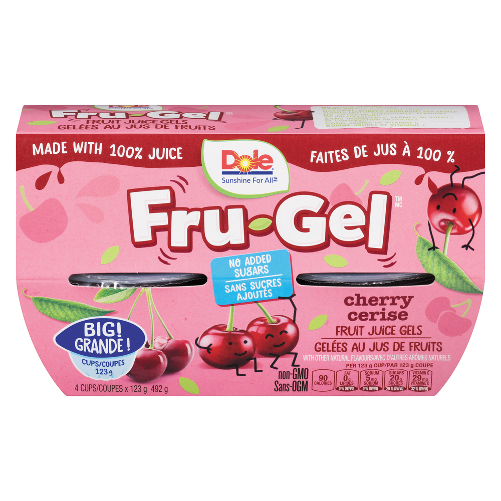 FruGel Cherry Fruit Juice Gel