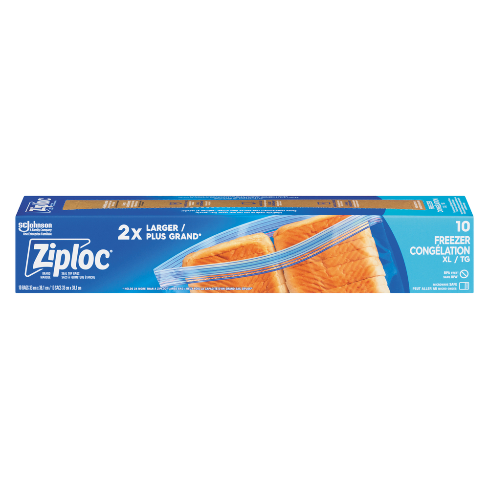 Ziploc XL Big Bags in Clear 4pack 696505  The Home Depot