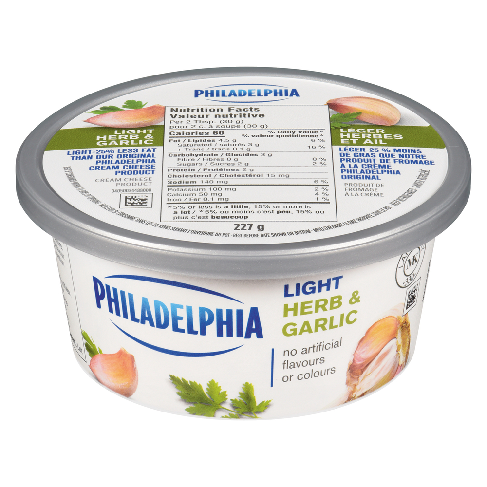 Light Herb & Garlic Cream Cheese