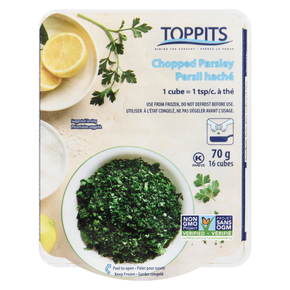 Frozen Parsley Cubes