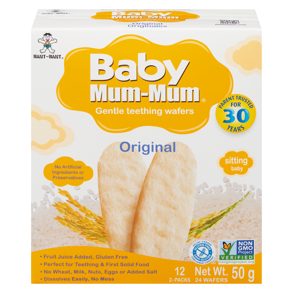 Original Gluten Free Baby Mum Mum Rice Rusks