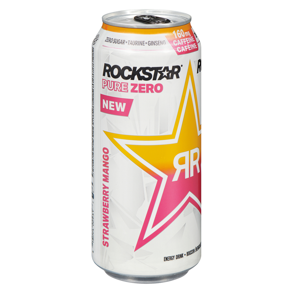 Pure Zero Strawberry Mango Energy Drink