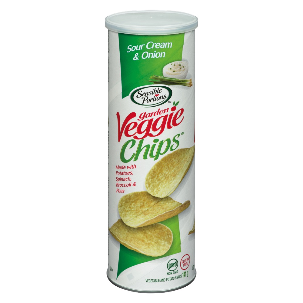 Sour Cream And Onion Canister Veggie Chips