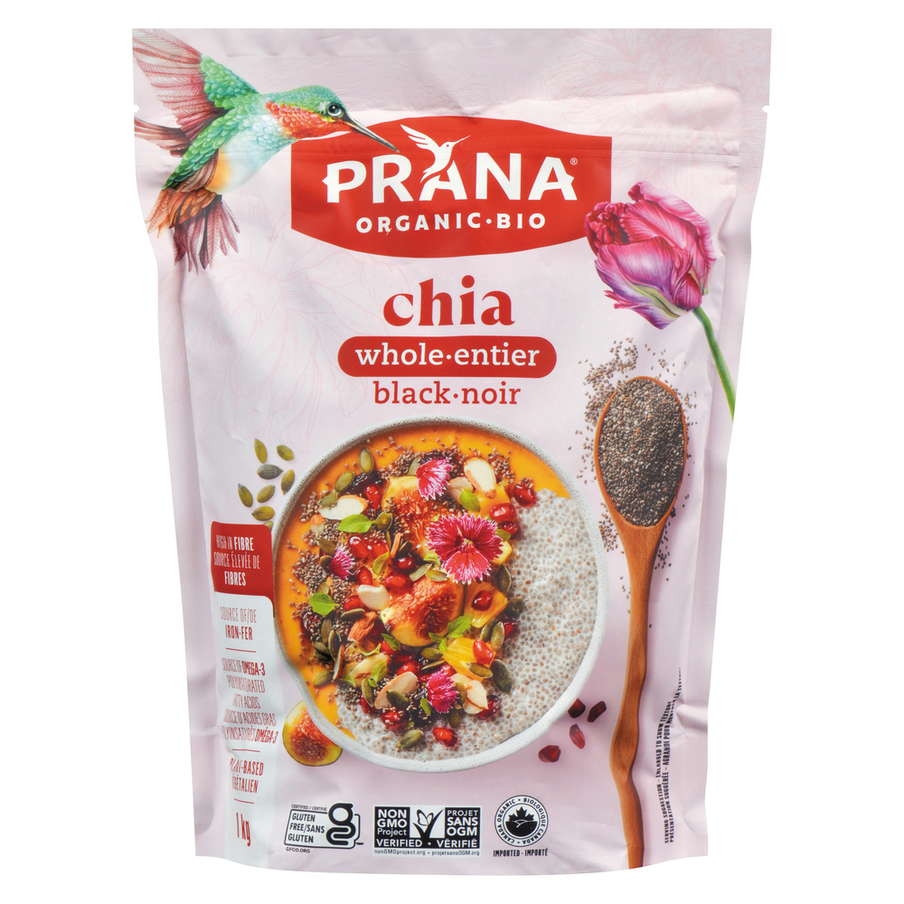 Black Whole Organic Chia Seeds