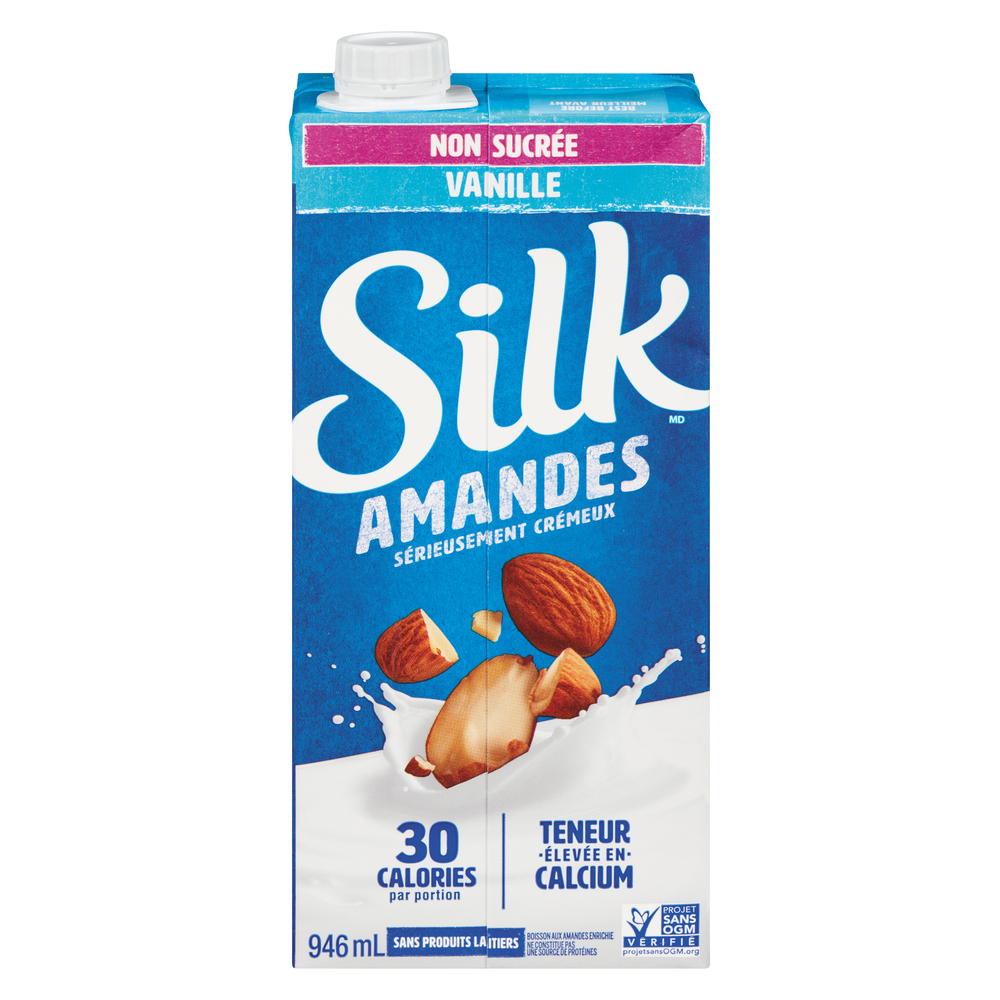 Boisson Aux Amandes Enrichie à La Vanille Non Sucrée