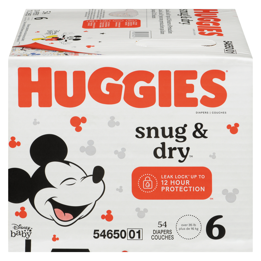 Couches snug & dry taille 6