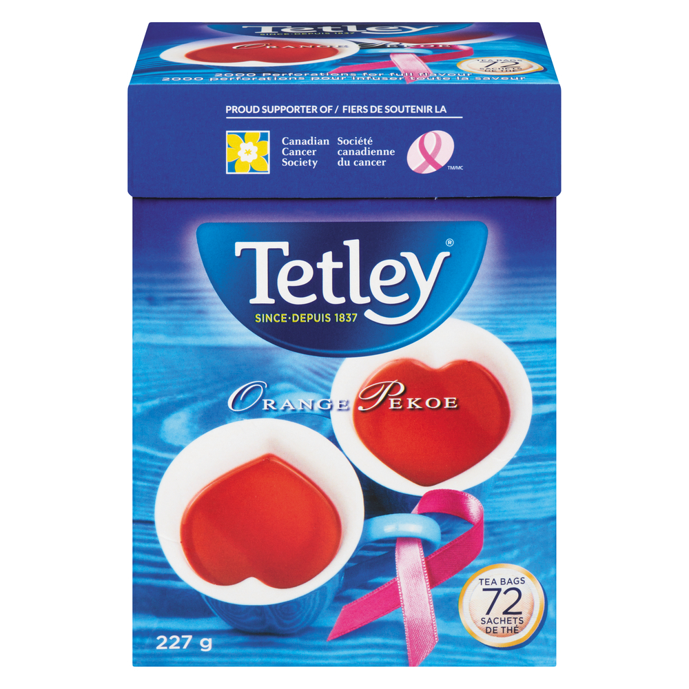 Thé orange pekoe en sachets