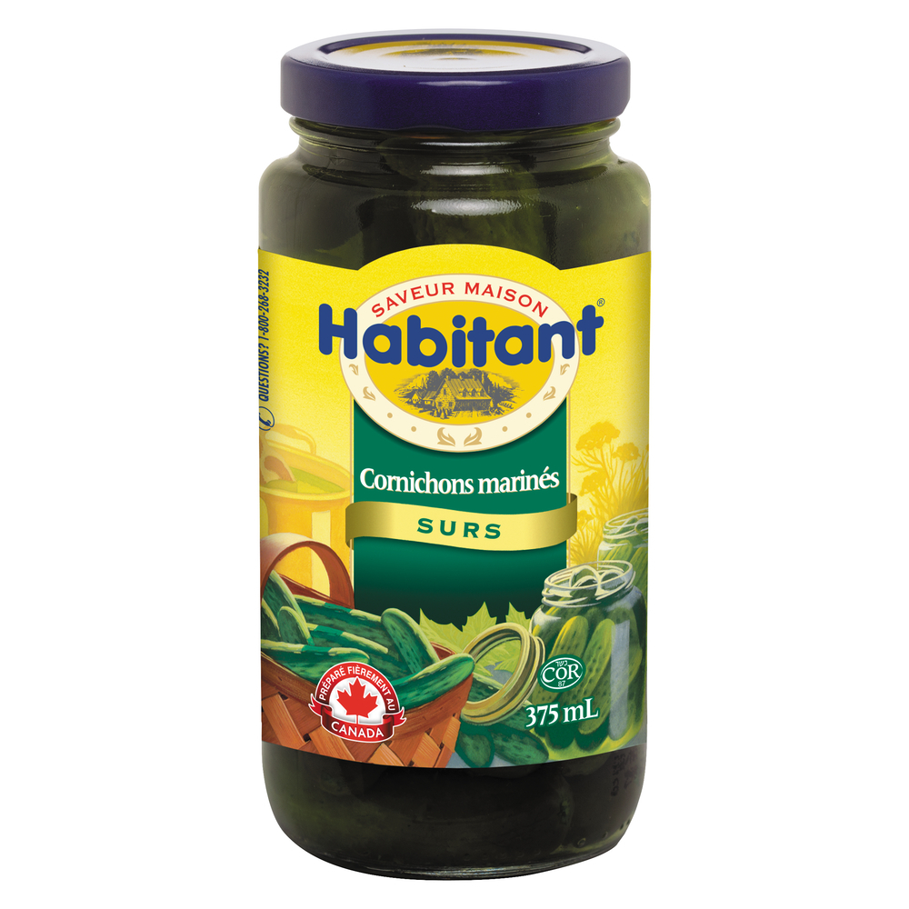 Cornichons surs