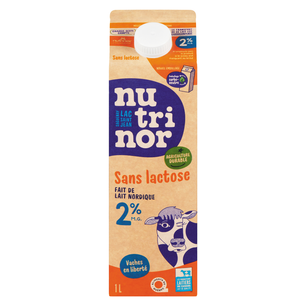 Lait sans lactose 2 m.g.