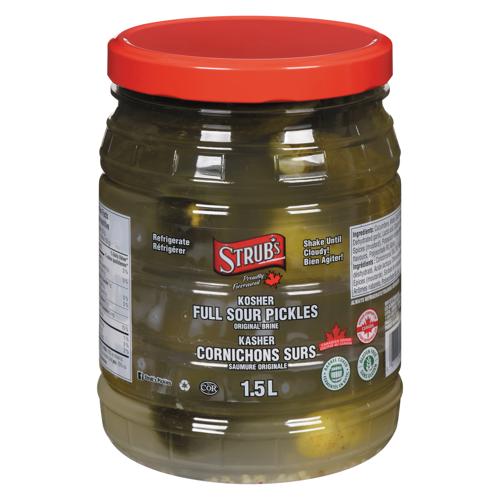 Cornichons à dans de la saumure biologique