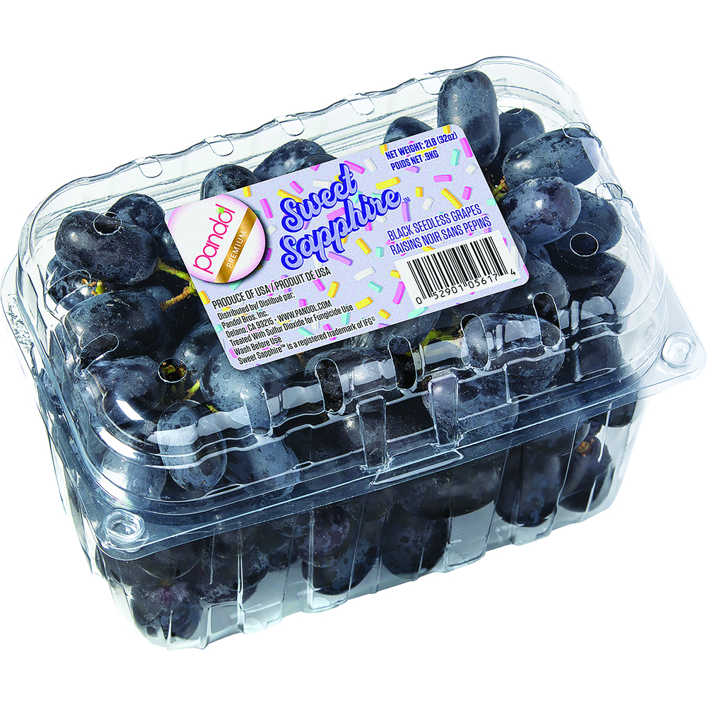Raisins sapphire noir sans pépins