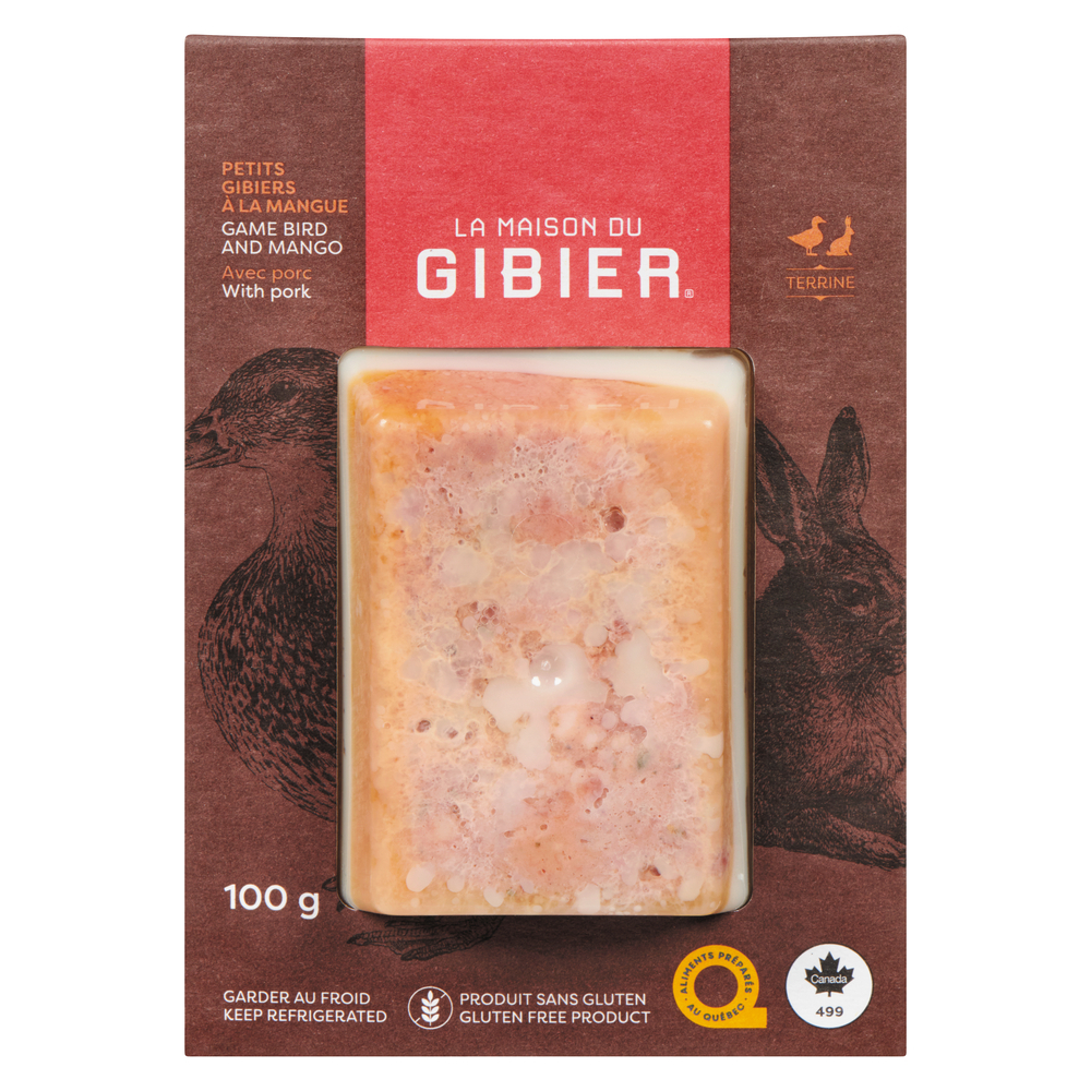 Terrine petits gibiers mangue