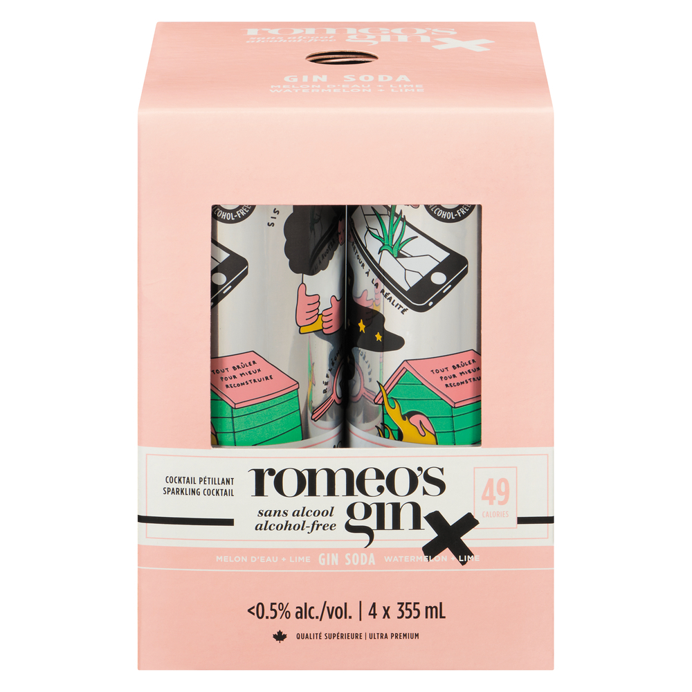 Breuvage Gin Soda sans alcool