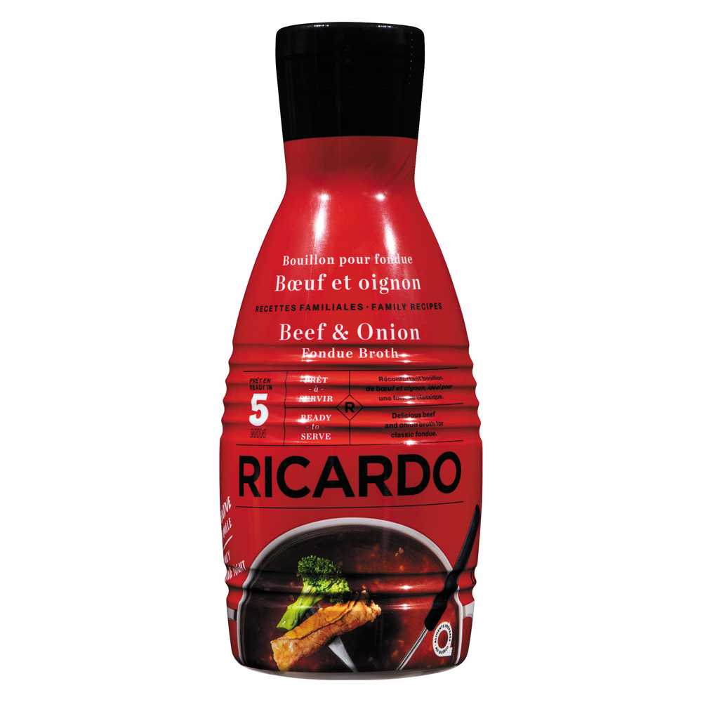 Bouillon à fondue boeuf et oignon