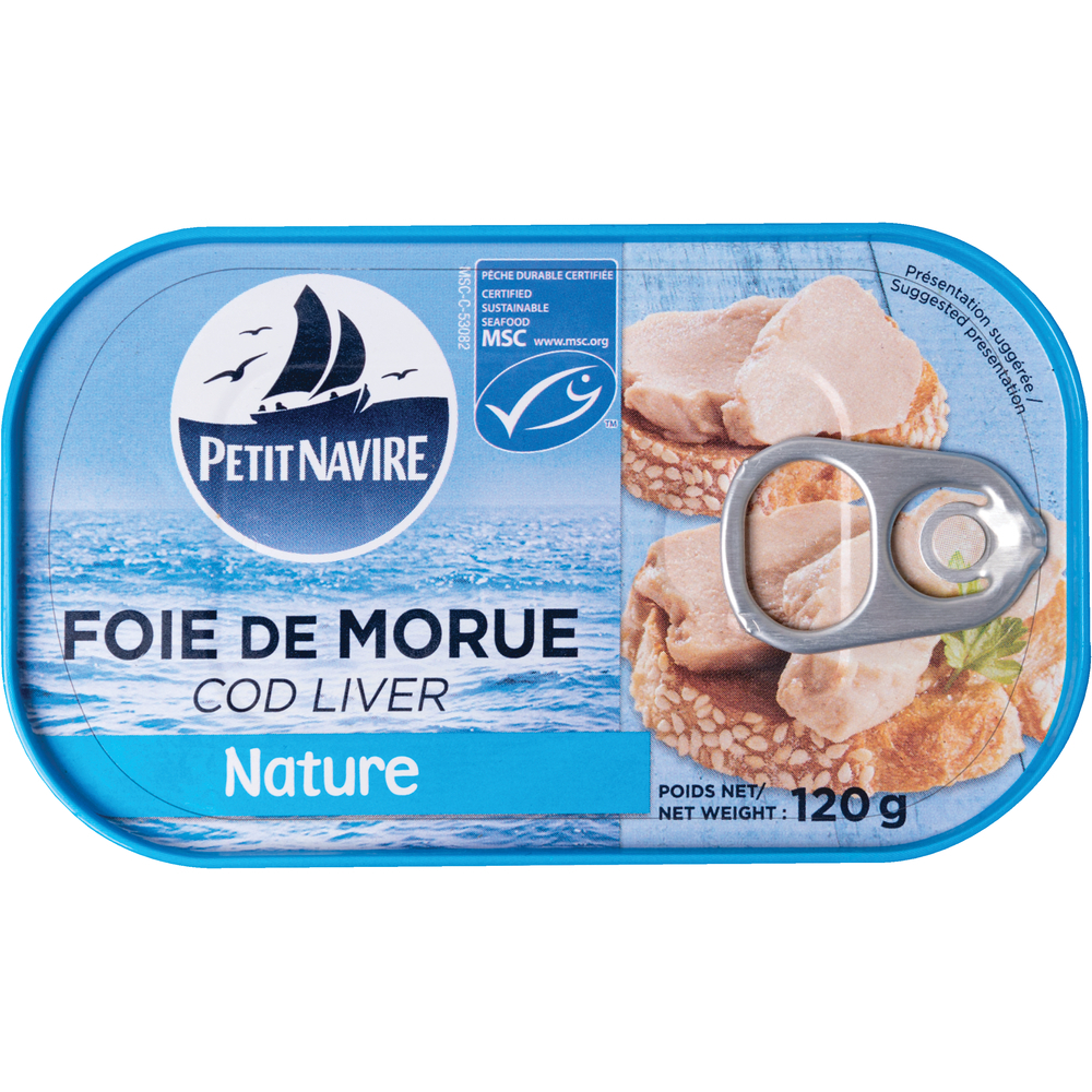 Foie de morue nature